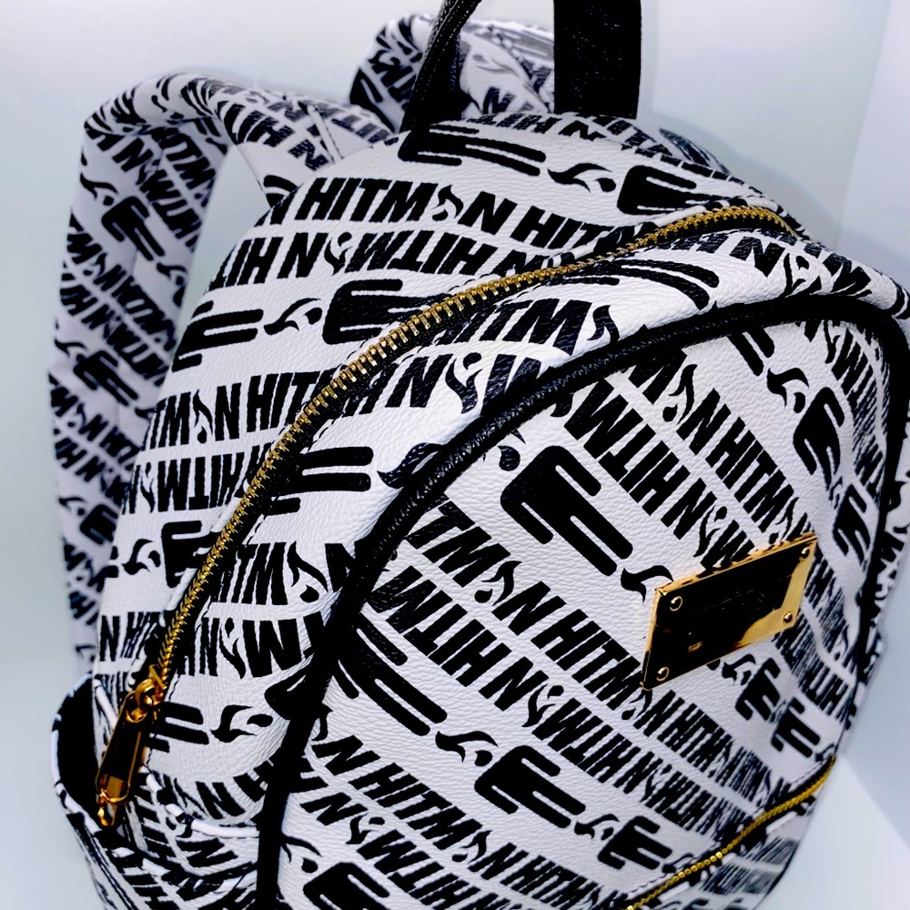 Hitman Vegan Leather Compact Backpack